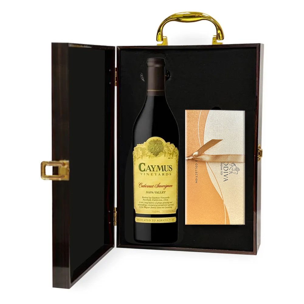 Caymus Cabernet & Godiva Chocolate Gift Box